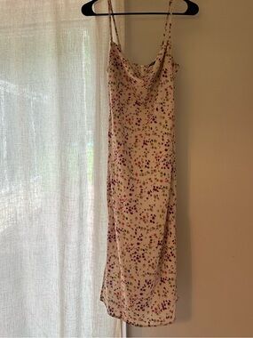 Nasty Gal Pastel Floral Slip Dress